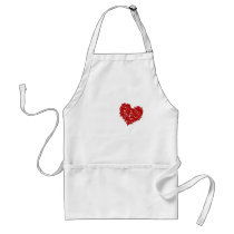 Heart of Skulls - Emo Alternative Grunge Rock Punk Aprons