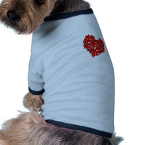 Heart of Skulls - Emo Alternative Grunge Rock Punk Pet T Shirt