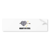 heart of steel bumper sticker