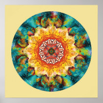 Heart of Surrender Mandala 4 Posters