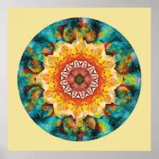 Heart of Surrender Mandala 4 Posters