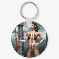 Heart Of The Forest Fantasy Keychain