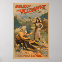 Heart of the Klondike Gold Mining Theatre Poster