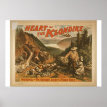 Heart of the Klondike, 'Yukon River' Retro Theater Print