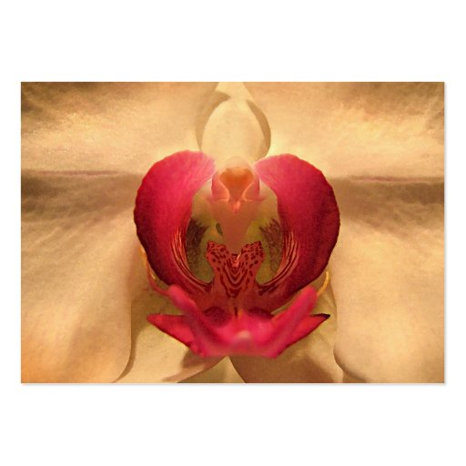 Heart of the Orchid ATC Business Card Template (front side)