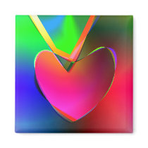 Heart on a String magnets