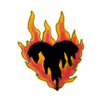 Heart on Fire t-shirts