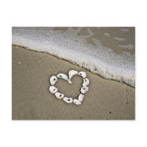 Heart on the Beach postcards