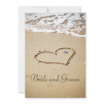 Heart on the Shore Personalized Invite