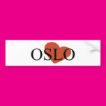 Heart Oslo Bumper Sticker