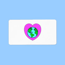Heart Our Planet labels