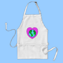 Heart Our Planet aprons