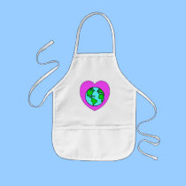Heart Our Planet aprons