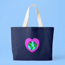 Heart Our Planet bags