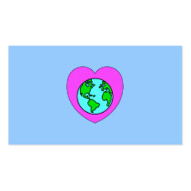 Heart Our Planet Business Card Templates