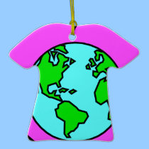 Heart Our Planet ornaments