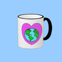 Heart Our Planet mugs