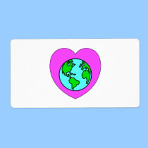 Heart Our Planet labels
