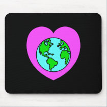 Heart Our Planet mousepads