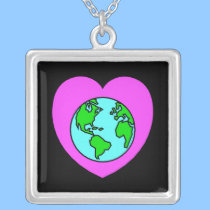 Heart Our Planet necklaces