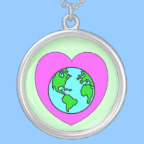 Heart Our Planet necklaces