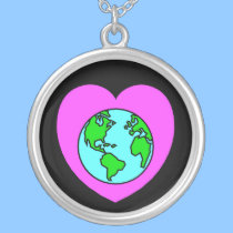 Heart Our Planet necklaces