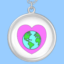 Heart Our Planet necklaces