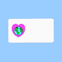 Heart Our Planet labels