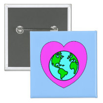 Heart Our Planet buttons