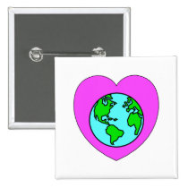 Heart Our Planet buttons