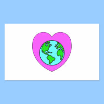 Heart Our Planet stickers
