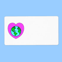 Heart Our Planet labels