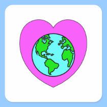 Heart Our Planet stickers