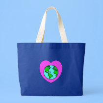 Heart Our Planet bags