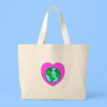 Heart Our Planet bags