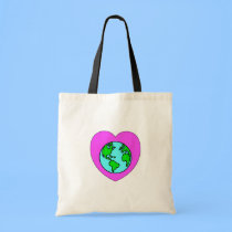 Heart Our Planet bags
