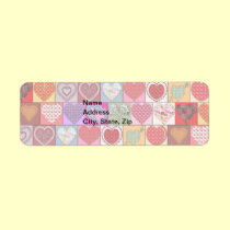HEART PATCHES labels
