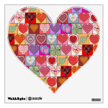 HEART PATCHES WALL SKINS