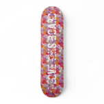 HEART Pattern ART 4 + your text Skateboard Decks
