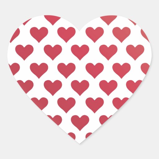Heart Gradient Pattern | heart pattern red berry gradient heart sticker zazzle Heart Gradient Pattern | heart pattern red berry gradient heart sticker zazzle