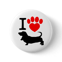 Heart paw pin
