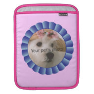 Heart-Paw Footprints Blue Ribbon Pet Template rickshawsleeve