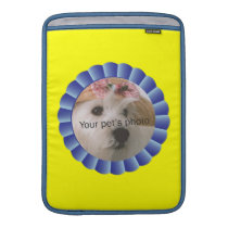 Heart-Paw Footprints Blue Ribbon Pet Template ipad sleeves