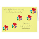 Heart-Paw_"Footprints on the Heart" pet sympathy Card