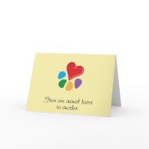 Heart-Paw_"From one animal lover" Valentine's cards