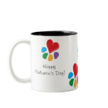 Heart-Paw_"From one animal lover" Valentine's Coffee Mug