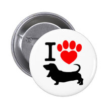Heart paw pin