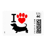 Heart paw stamp