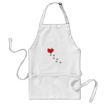 Heart (Paw Prints) Apron