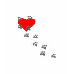 Heart (Paw Prints)